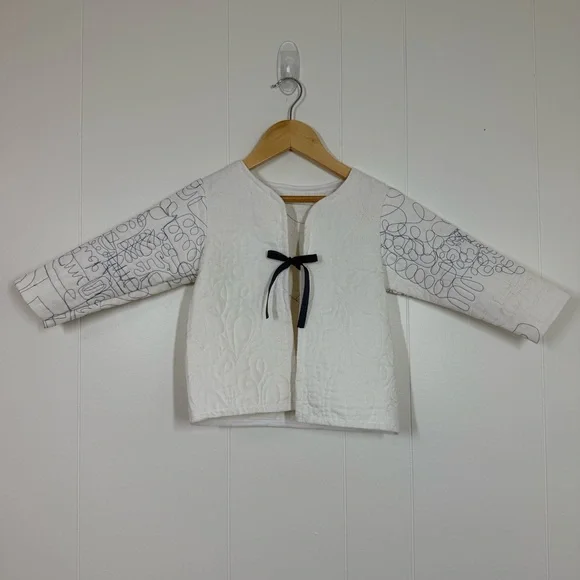 Remi Lyn & Co. “Doodle Arms” Handmade Quilted Jacket